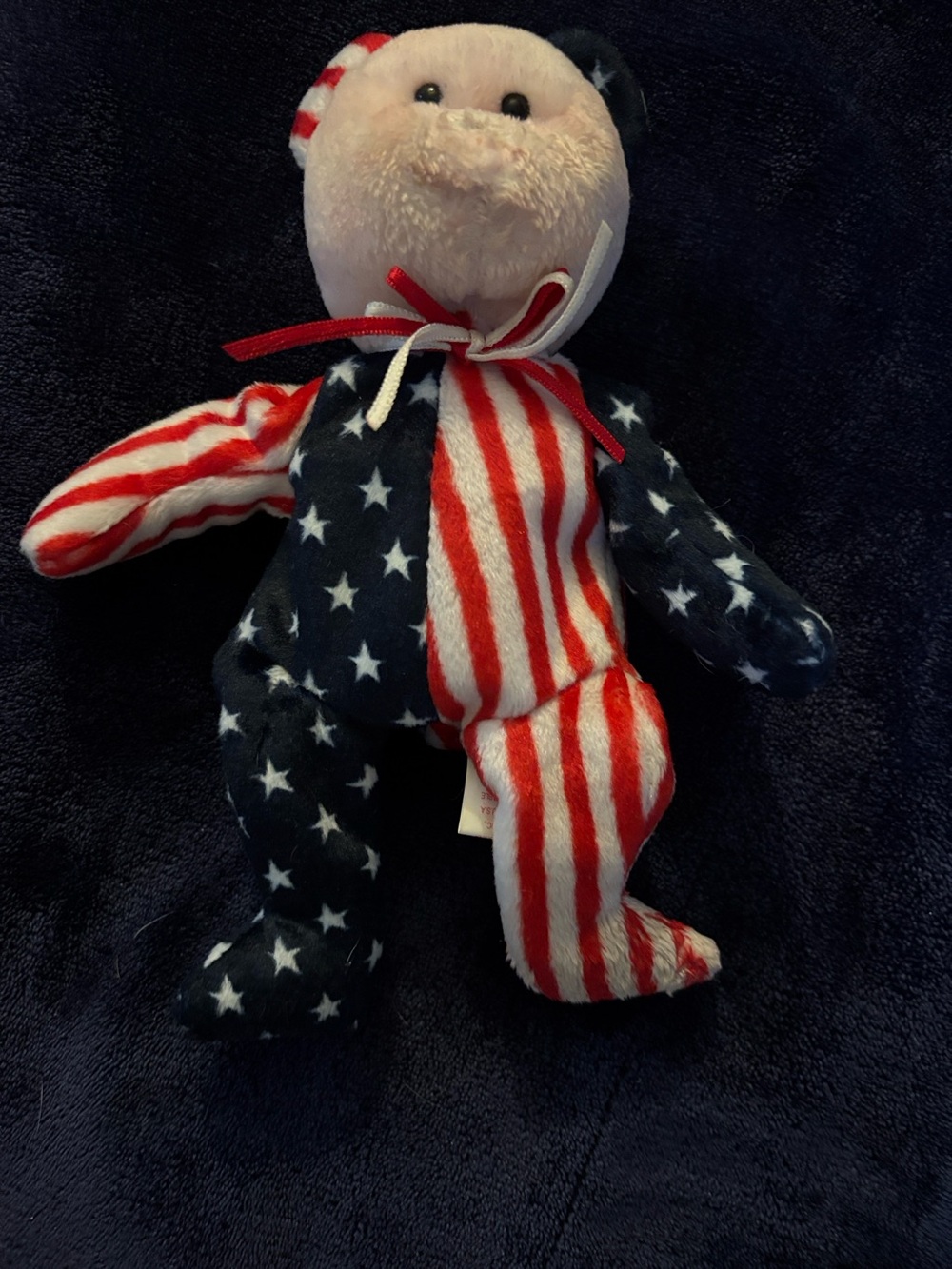 Plush Patriotic Bear Toy - Red, White & Blue